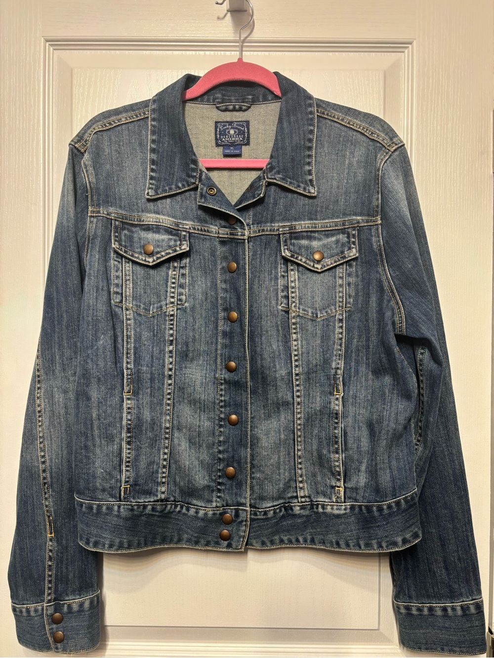 Lucky Brand Medium Blue Denim Trucker Jacket